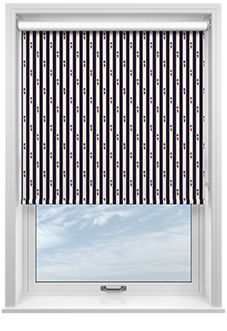 Kings Breakfast, Stripe Prince - Roller Blind